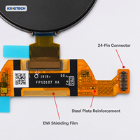 Module d'affichage AMOLED circulaire de 1,39 pouce Kingtech OEM personnalisé 454x454 MIPI pour montre connectée et instrument industriel portable