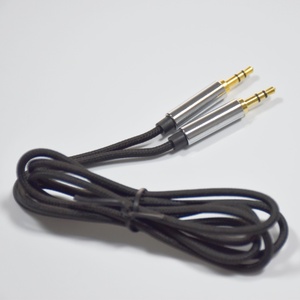 Placcato oro 3.5mm Stereo 3 poli ad angolo retto maschio cavo Audio 2464 28AWG filo altoparlante auto microfono chitarra HDTV <span class=keywords><strong>RCA</strong></span> Aux - Product Image 3