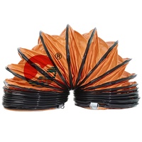 Tuyau flexible spiralé pliable, tube extensible pour l'air avec sangle réglable