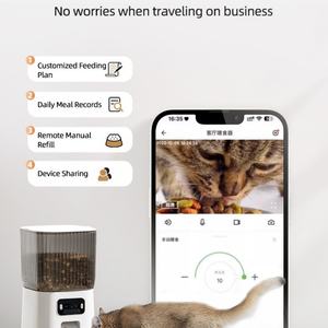 Smart Wifi Video Version Pet Automatic <b>Feeder</b> Eco-Friendly Timed Quantitative Automatic <b>Feeder</b> <b>Cats</b> Dogs Charge Power - Product Image 3