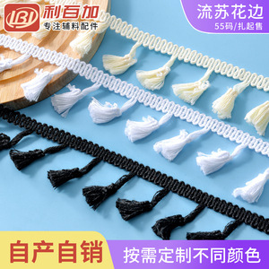 Rebacca <b>Tassel</b> Lace Cotton Silk Decorative Trim For Clothing <b>Curtains</b> Tablecloths - Product Image 5