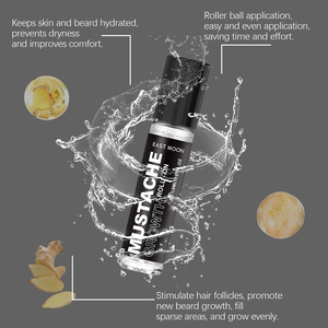 Huile de soin pour <span class=keywords><strong>barbe</strong></span> à la menthe poivrée et au gingembre East Moon 8ml, nourrit les racines des poils, renforce et épaissit la <span class=keywords><strong>barbe</strong></span>, favorise la croissance des poils du visage, solution hydratante pour la <span class=keywords><strong>barbe</strong></span> - Product Image 3