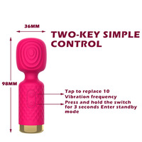Mini Dildo Vibrator AV Zauberstab Adult Sexspielzeug für Frau Klitoris Vagina Stimulator G-Punkt Massage gerät Weiblicher Mastur bator Sex Shop