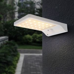 ไฟติดผนังโซลาร์เซลล์ HDH Huidahong 48LED พร้อมรีโมทคอนโทรล เซ็นเซอร์ตรวจจับความเคลื่อนไหว สำหรับสวนกลางแจ้ง - Product Image 1