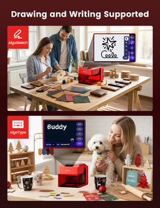 Algolaser Fabricant Routeurs CNC portables 10w 400*400mm Grande taille de sculpture <span class=keywords><strong>Kraft</strong></span> Bois Cuir Graveur découpé au laser - Product Image 3