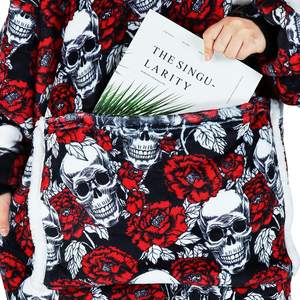 Sudadera con capucha de aguacate para adulto, forro polar portátil, manta, sudadera de gran tamaño, 2022 - Product Image 5