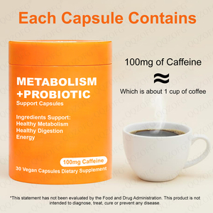 Capsules OEM à succès pour le métabolisme avec probiotiques : favorisent le métabolisme, <span class=keywords><strong>la</strong></span> gestion du <span class=keywords><strong>poids</strong></span>, 60 gélules pour <span class=keywords><strong>la</strong></span> purification intestinale et <span class=keywords><strong>la</strong></span> digestion. - Product Image 3