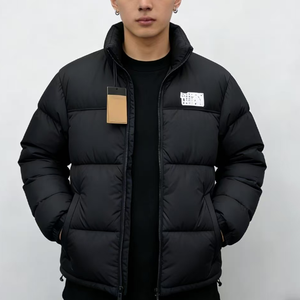 Veste d'hiver pour homme en duvet de canard gris de haute qualité - Coupe-vent - Product Image 2