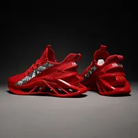 נעלי גברים סניקרס 2021 להב נעלי ריצה לנשימה גברים הנעלה מאמן אופנה זכר מקרית אדום נעליים לגברים