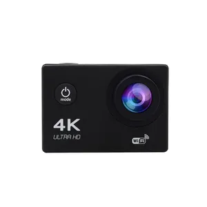 थोक HD वाईफाई 4K एक्शन कैमरा टच स्क्रीन वाटरप्रूफ कैमरा डुअल स्क्रीन आउटडोर खेल और एक्शन कैमरा