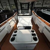 Bateau de pêche en aluminium à double coque entièrement soudé de 8,8 m (29 pieds) avec console centrale à vendre