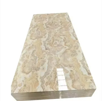 Panneau mural SPC durable 1220*2440mm, feuille de PVC marbrée UV, isolation thermique, imperméable, ignifuge, pour un intérieur moderne