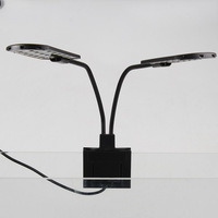 Lampe LED pour plantes aquatiques X7, prise EU, double tête, super lumineuse, lumière d'aquarium, lumière de croissance des plantes, étanche, clip-on, lampe pour aquarium