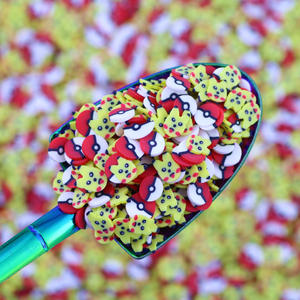 Figuras de personajes de bolas de animales, rodajas de <span class=keywords><strong>arcilla</strong></span> polimérica, animales amarillos para limo, manualidades, arte de uñas, juguetes para niños, Vasos - Product Image 3