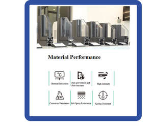 Fenêtres à battants en alliage d'aluminium SINDRE avec isolation thermique en GFRP, résistantes aux impacts d'ouragan, pour villas - Product Image 5
