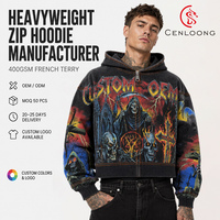 Sweat-shirts personnalisés Cenloong pour hommes, sweats à capuche graphiques squelette de haute qualité pour hommes, sweats 3D en gros