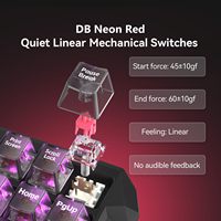 Teclado Mecánico DarkBeacon Blade 87 TKL, USB-C, Cableado, Silencioso, Intercambiable en Caliente, Estructura Gasket, 8000Hz, N-Key, para Juegos