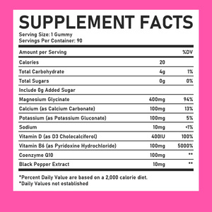 Hot Sale Glycinate Gummy <b>Supplement</b> Stress Relief and Nighttime Relaxation Supply Enhance Concentration Calm And Stress Relief - Product Image 2