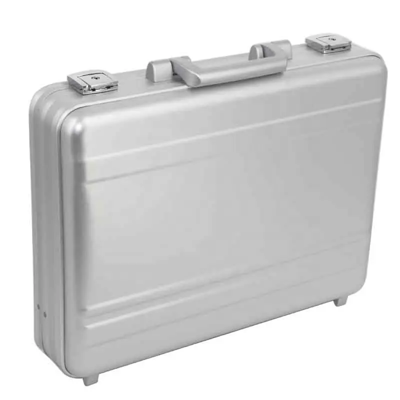 Waterproof aluminium tool cases carry hard shell storage boxes carrying case custom foam insert for equipment organizer silver