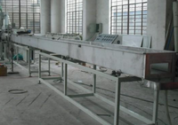 Meilleur prix d'usine ligne de Machine de production de persiennes de panneau de charbon de bois PS noyau de boîte de vitesses de moteur de conception à vis unique pour profil de feuille