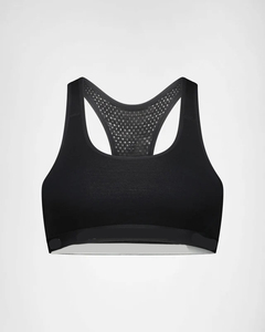 ชุดชั้นในกีฬาแบบเต็มคัพเสริมทรง 160 GSM ทำจากผ้าขนแกะเมอริโน พร้อมกางเกงใน สำหรับผู้หญิง ออกกำลังกาย โยคะ วิ่ง ฟิตเนส แห้งเร็ว - Product Image 3