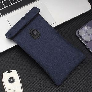 Sac Faraday antivol personnalisé avec logo, nouveau, bloquant les signaux RFID et GPS, pochette anti-traque, style tendance pour la sécurité automobile - Product Image 5