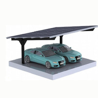 Offre Spéciale : Abri de Voiture Solaire Étanche en Aluminium pour Parking, avec Panneaux Photovoltaïques et Structure en Aluminium
