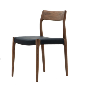 Chaise de salle à manger Wabi Sabi, style scandinave moderne et contemporain, structure et <span class=keywords><strong>pieds</strong></span> en bois massif, coussin en corde, chaises de salle à manger pour hôtel et restaurant - Product Image 3