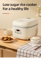 Cuisinières à riz électriques intelligentes blanches, appareils électroménagers de cuisine, cuisinières à riz multifonctions, cuisinières à riz électriques de cuisine, casserole antiadhésive