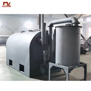 Large Carbonization Furnace To Carbonize Coconut Shell Wood Coal Sawdust Charcoal