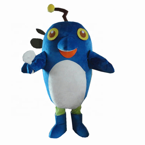 Mascotte Hola — mascotte <span class=keywords><strong>requin</strong></span> <span class=keywords><strong>bleu</strong></span>, costume pour adulte - Product Image 5