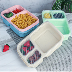 กล่องข้าวแบบแบ่งช่อง 4 ช่อง รุ่น Syh664 สำหรับขายส่ง ใช้งานได้หลากหลาย ป้องกันการรั่วซึม เหมาะสำหรับผู้ใหญ่ ใช้สำหรับอาหารกลางวันที่ทำงานหรือที่โรงเรียน - Product Image 3