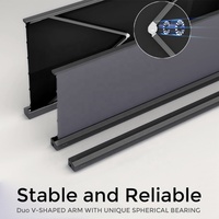 SCREEN PRO 120 "écran de projecteur électrique à élévation de sol matériau rejetant la lumière ambiante ALR UST 4K écran de Projection TV Laser