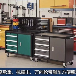 <b>Tool</b> <b>Cabinet</b> Drawer Type 200kg Load Capacity With Wheels For Workshop <b>Storage</b> - Product Image 3