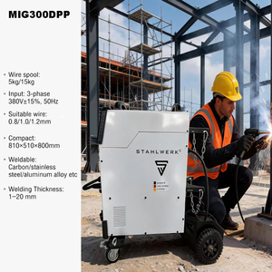 Agencia Exclusiva Disponible: Soldadora <span class=keywords><strong>MIG</strong></span> MAG Lift TIG MMA con Gas/Sin Gas, Doble Pulso, Inversor IGBT, 380/400V MIG300DPP - Product Image 1