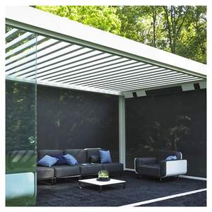 Pérgola Moderna Cuadrada de Aluminio Prima, Ecológica, Ligera, Impermeable, Duradera y Segura para Patio de Villa - Product Image 3