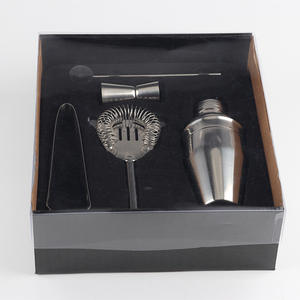 Ensemble de mélangeur de <span class=keywords><strong>Cocktail</strong></span>, Kit de barman, ensemble de <span class=keywords><strong>Shaker</strong></span> à Martini en acier inoxydable avec boîte cadeau - Product Image 6