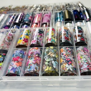 Venta al por mayor de transferencia de láminas de rollo de papel de Arte de uñas de pegatina polaco - Product Image 5