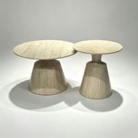 Petite table à manger minimaliste italienne en métal et ardoise, table basse décontractée populaire sur Xiaohongshu, style INS pour appartement et usage domestique