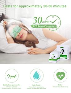 Hebei Supplier Private Label Disposable Sleep Relief Relief <b>Eye</b> Fatigue Steam Warm <b>Eye</b> Heating <b>Mask</b> Supplier - Product Image 3