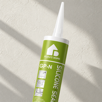Scellant silicone neutre non corrosif GP-N Professional 300ml, adhésif résistant aux intempéries pour l'étanchéité des joints de cuisine et de salle de bain