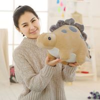 Peluche Dinosaure Tricératops à Long Cou, Jouet en Peluche Dinosaure, Vente Chaude