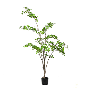 Arbre de gardénia d'île artificielle amovible en pot pour la décoration extérieure intérieure de jardin - Product Image 2