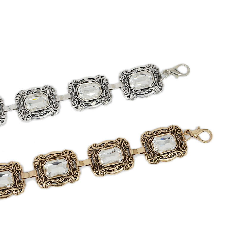 Metal Crystal Chain Belt for Women - Fashion & Convenience display picture 3