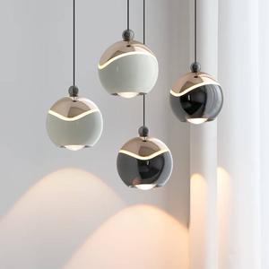 Suspension LED moderne et minimaliste haut de gamme en aluminium, réglable en hauteur (200 cm), taille moyenne, idéale pour chambre à coucher - Product Image 1