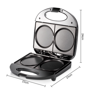 Large Diameter 10cm Household 750W Non-stick Sandwich <b>Maker</b> 2-Slice Mini Electric Donut <b>Maker</b> - Product Image 4