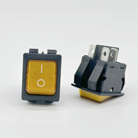 Nouveau produit Yongxing, série KCD2, interrupteur à bascule électrique 16A 250V, jaune avec lumière