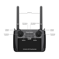 Kit de station de sol portable SIYI avec transmission d'image HD et télécommande pour UAV, UGV, robot