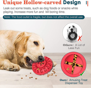 Giocattoli da Masticare per Cani in Gomma Naturale Indistruttibile, Dispenser di Snack, Pulizia Denti, Giocattoli Alimentari per Cani Masticatori Aggressivi - Product Image 2