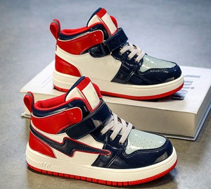 Scarpe da ginnastica <span class=keywords><strong>alte</strong></span> per bambini con suola morbida, traspiranti e impermeabili, ottimi scarpe sportive luminose per ragazzi, mocassini Mary Jane per la scuola - Product Image 4